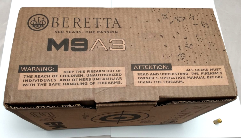 Pistolet BERETTA 92 M9 A3 Noir (arme occasion, Etat neuf)