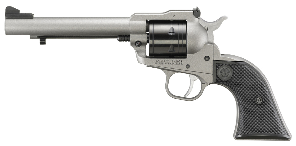 Revolver RUGER SUPER WRANGLER 22 LR Silver Cerakote - Modle 2033