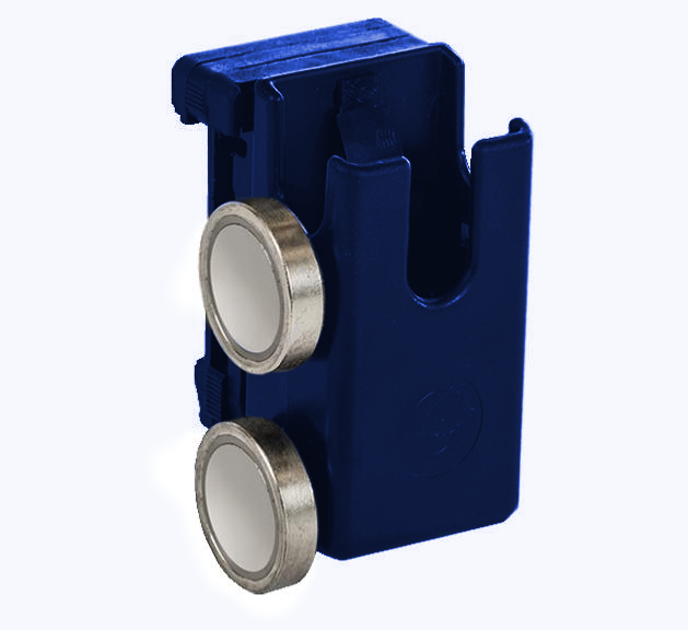 Porte-chargeur Amadini avec double aimant SG-MAG3D Bleu