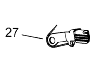(27)  Arrêtoir de culasse standard - Glock