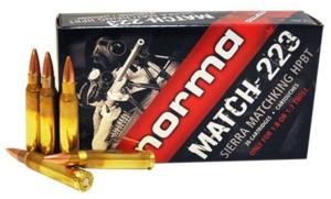 Munitions Norma Match 223 Rem 77 Gr HPBT