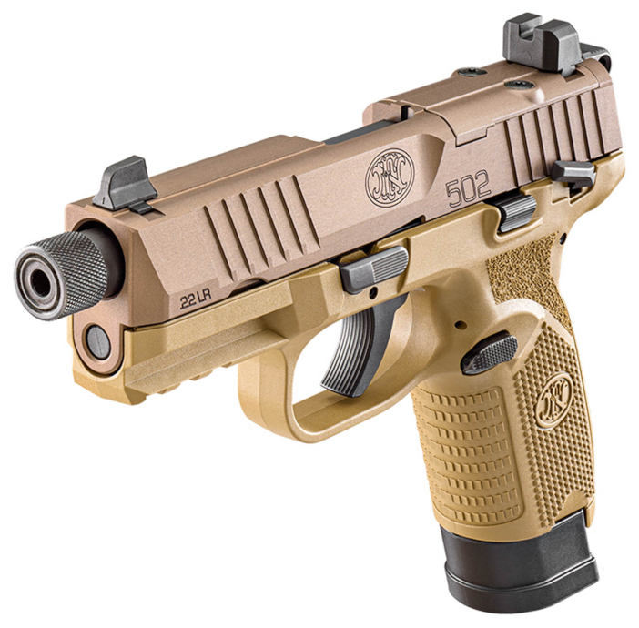 Pistolet FN Herstal 22 LR FN 502 Tactical FDE