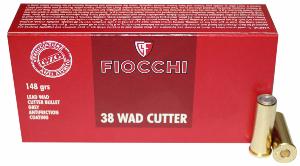 Munitions Fiocchi 38 SP WC