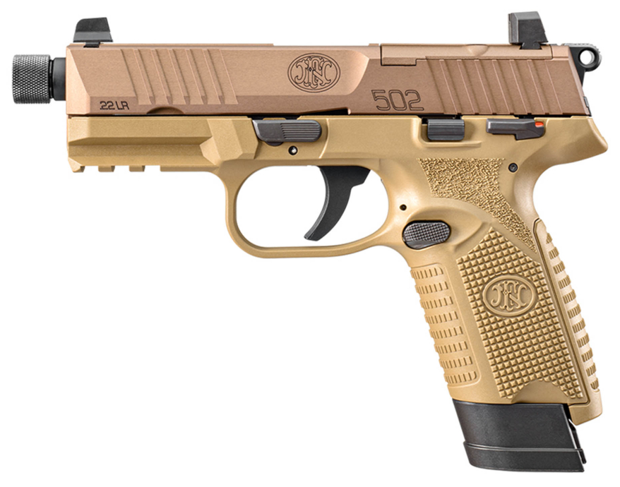 Pistolet FN Herstal 22 LR FN 502 Tactical FDE