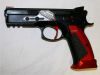 CZ SP-01 Custom Standard Rouge Repose-pouce - Agrandir